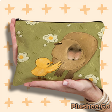 Capybara Designed Zipper Bags
