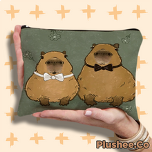 Capybara Designed Zipper Bags