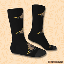 'Orange Floating Bara' Socks