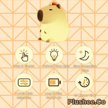 Capybara Squishy Night Light