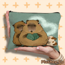Capybara Designed Zipper Bags